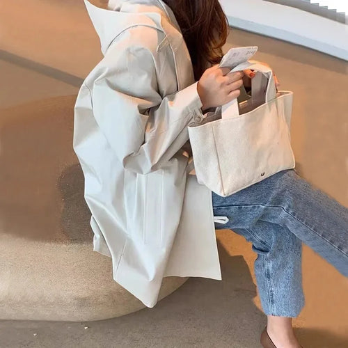 Relaxed Hooded Trench Coat