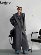 Oversized Double-Breasted Trench Coat