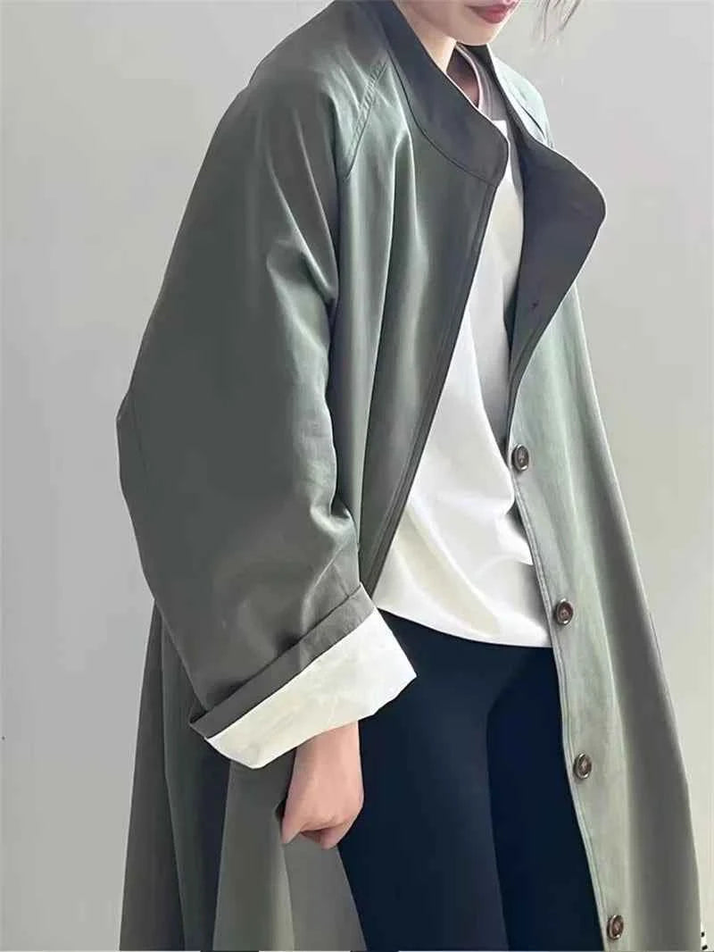 Longline Stand Collar Trench