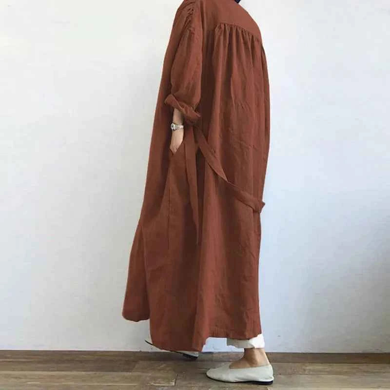 Oversized Cotton Trench Coat