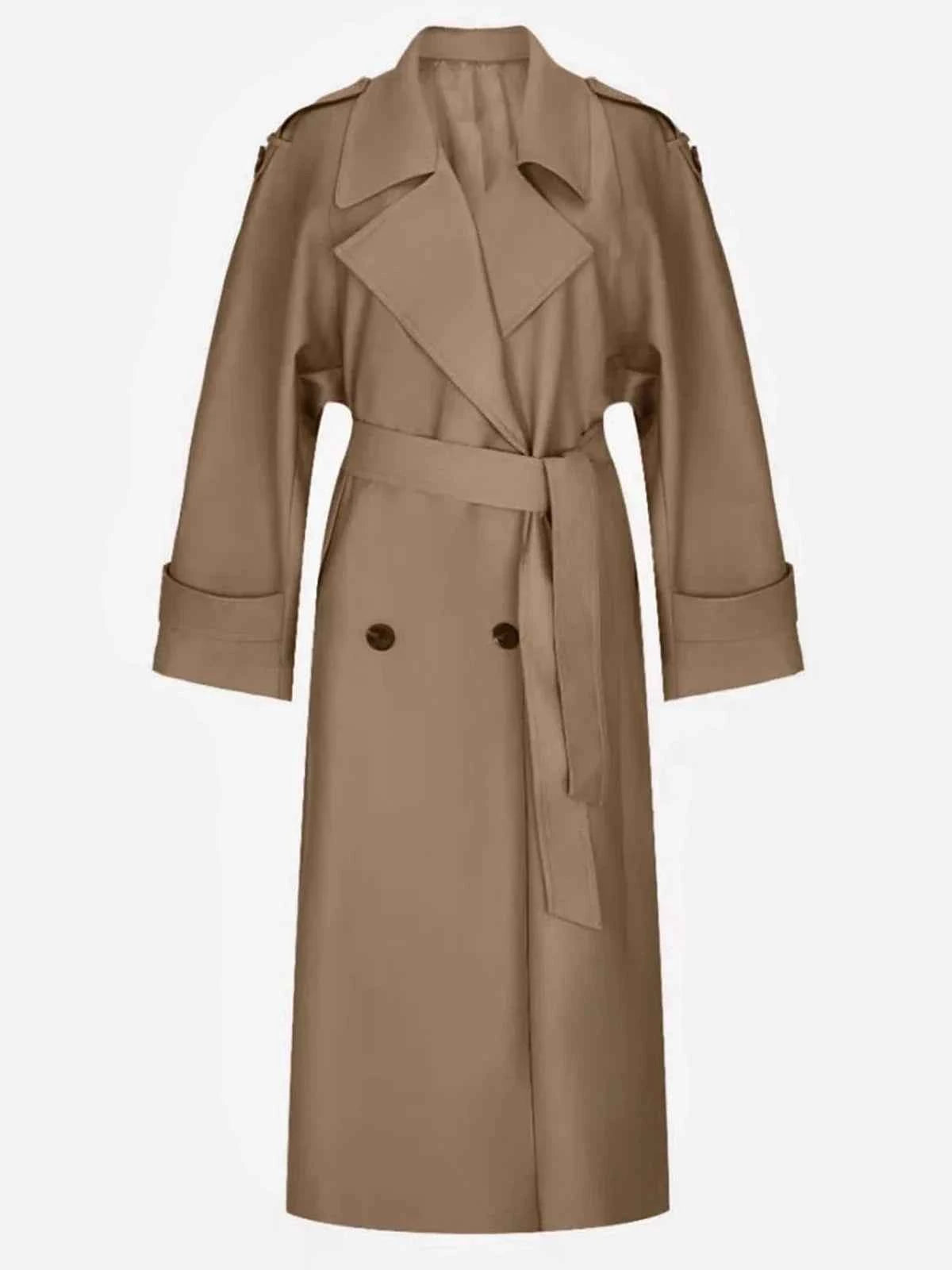 Oversized Belted Trench Coat