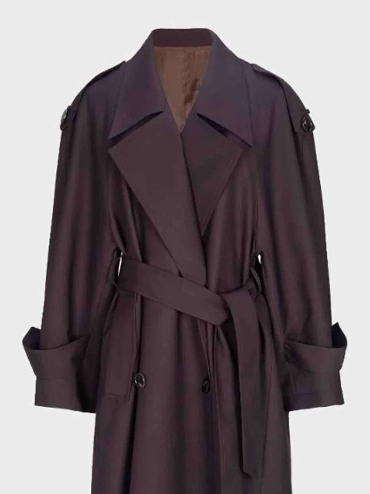 Oversized Belted Trench Coat