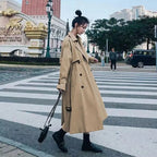 Belted Double-Breasted Trench Coat - Isabella Mae