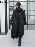 Oversized Hooded Trench Coat - Isabella Mae