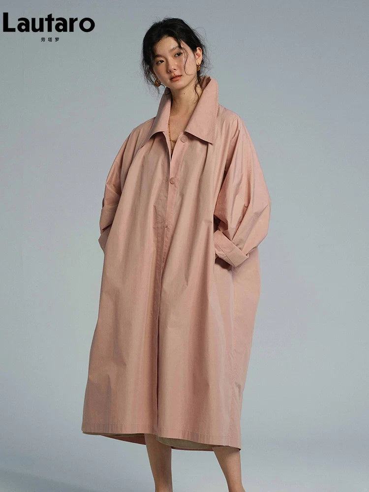 Oversized Lightweight Trench Coat - Isabella Mae