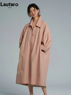 Oversized Lightweight Trench Coat - Isabella Mae
