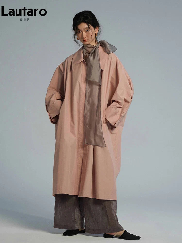 Oversized Lightweight Trench Coat - Isabella Mae