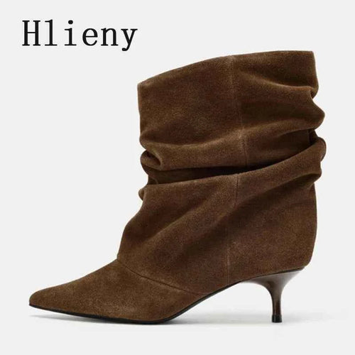 Women's Slouchy Suede Ankle Boots