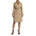 Belted Double-Breasted Trench Coat - Isabella Mae