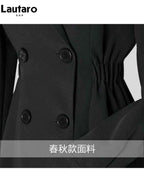 Fitted Double-Breasted Trench Coat