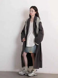 Longline Belted Trench Coat