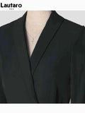 Fitted Double-Breasted Trench Coat