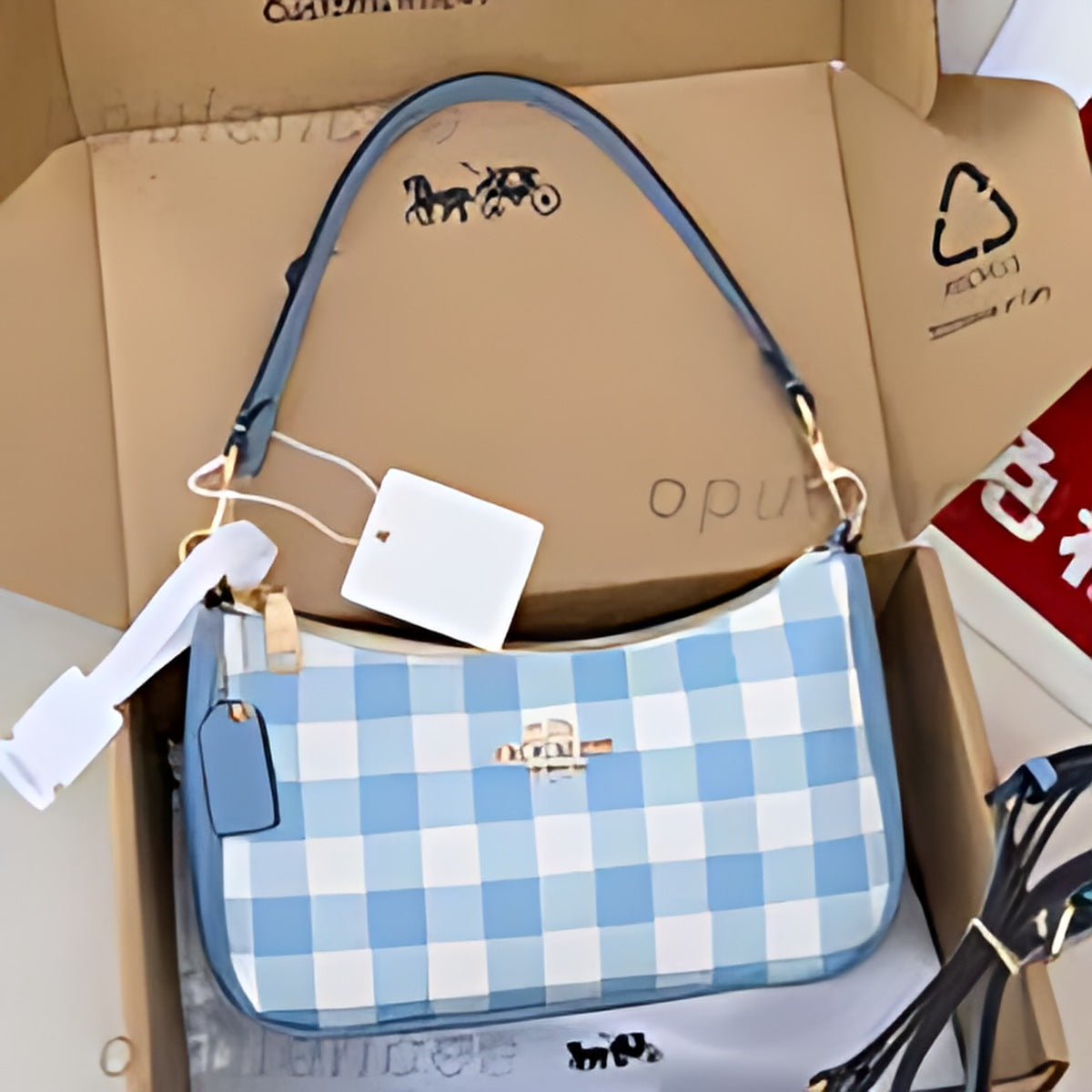Compact Zip Top Shoulder Bag
