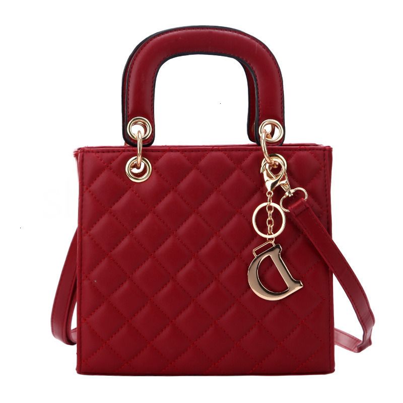 Quilted Top Handle Crossbody Bag