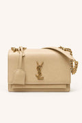 Structured Chain Shoulder Bag