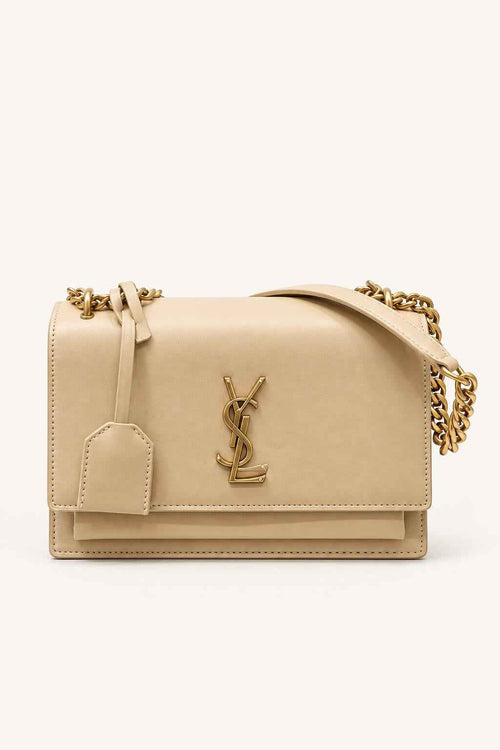 Structured Chain Shoulder Bag