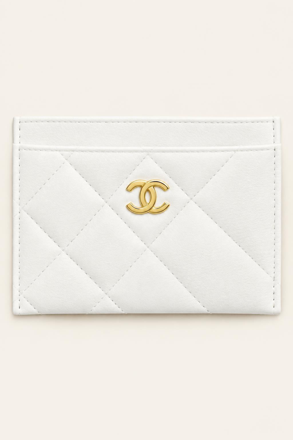 Quilted Leather Card Holder
