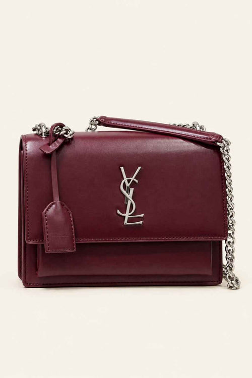 Structured Chain Shoulder Bag