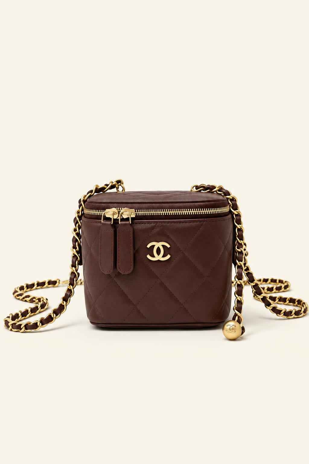 Quilted Vanity Case Crossbody