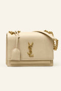 Structured Chain Shoulder Bag