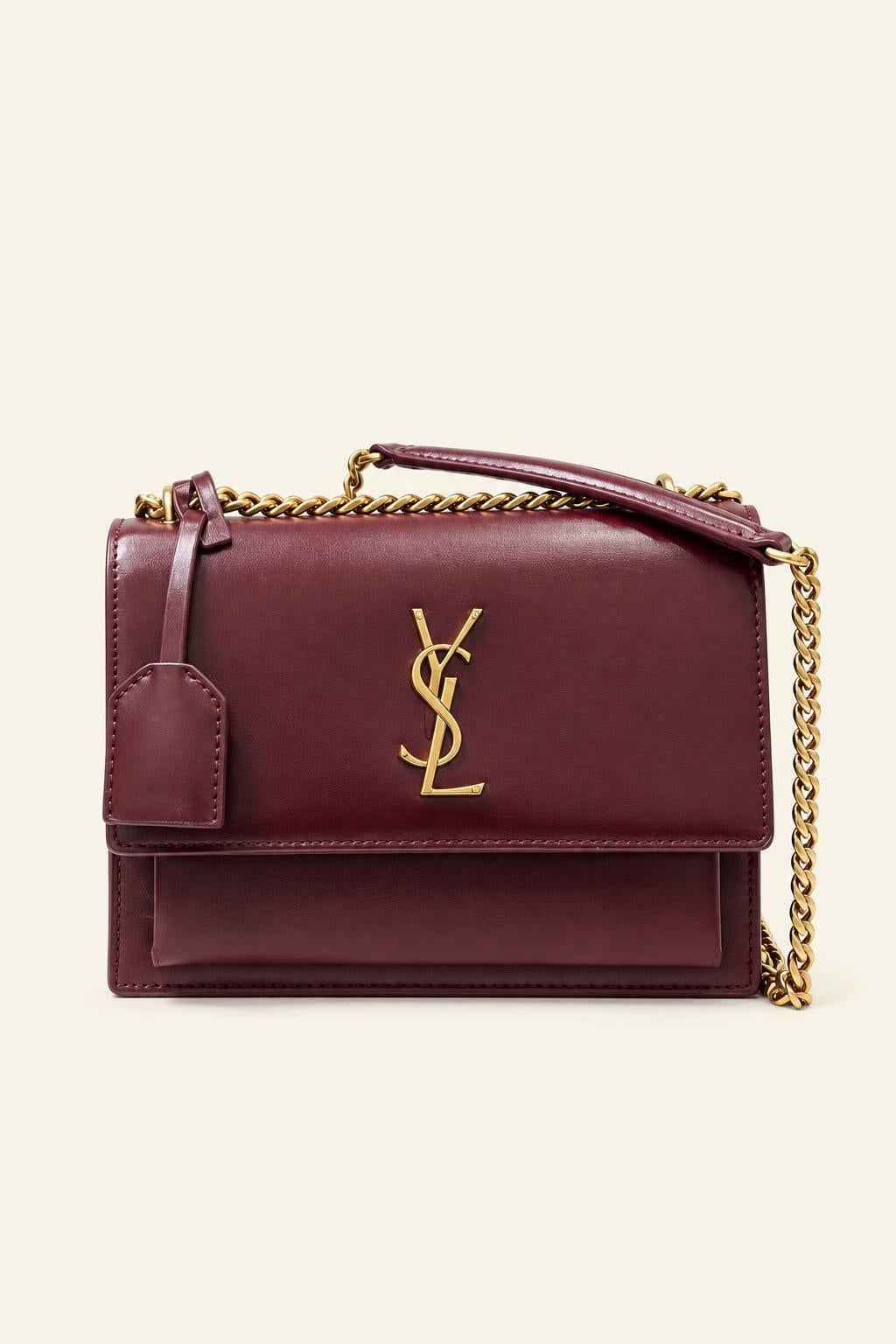 Structured Chain Shoulder Bag