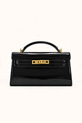 Structured Top Handle Handbag