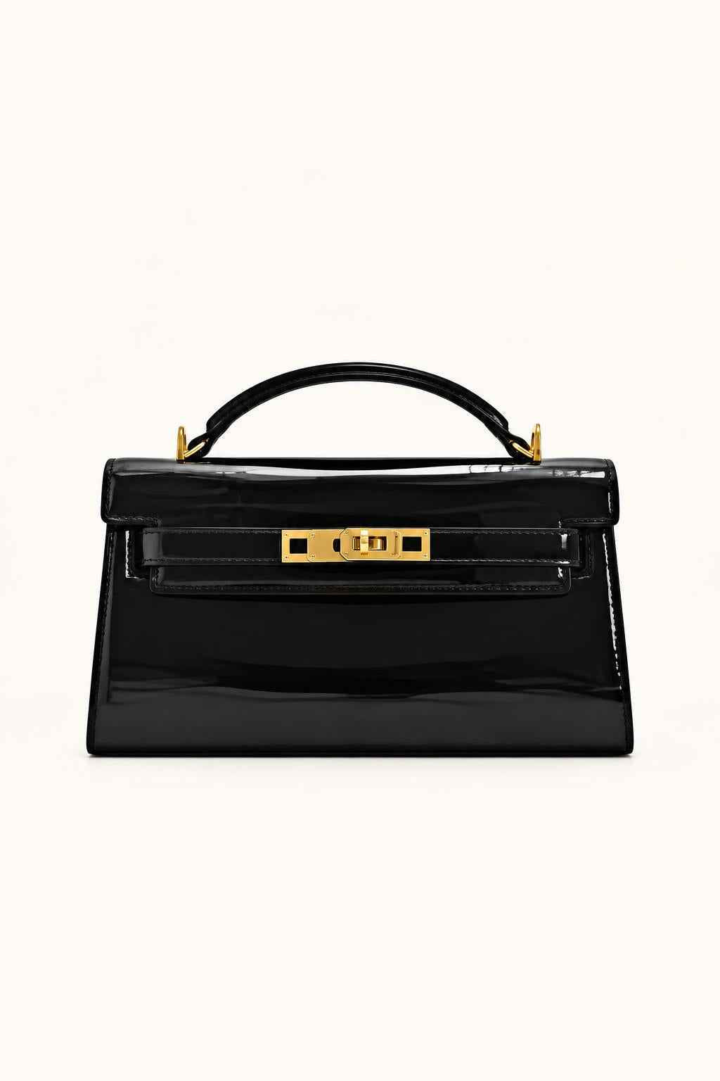 Structured Top Handle Handbag