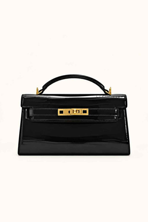 Structured Top Handle Handbag