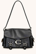 Buckle Flap Shoulder Bag