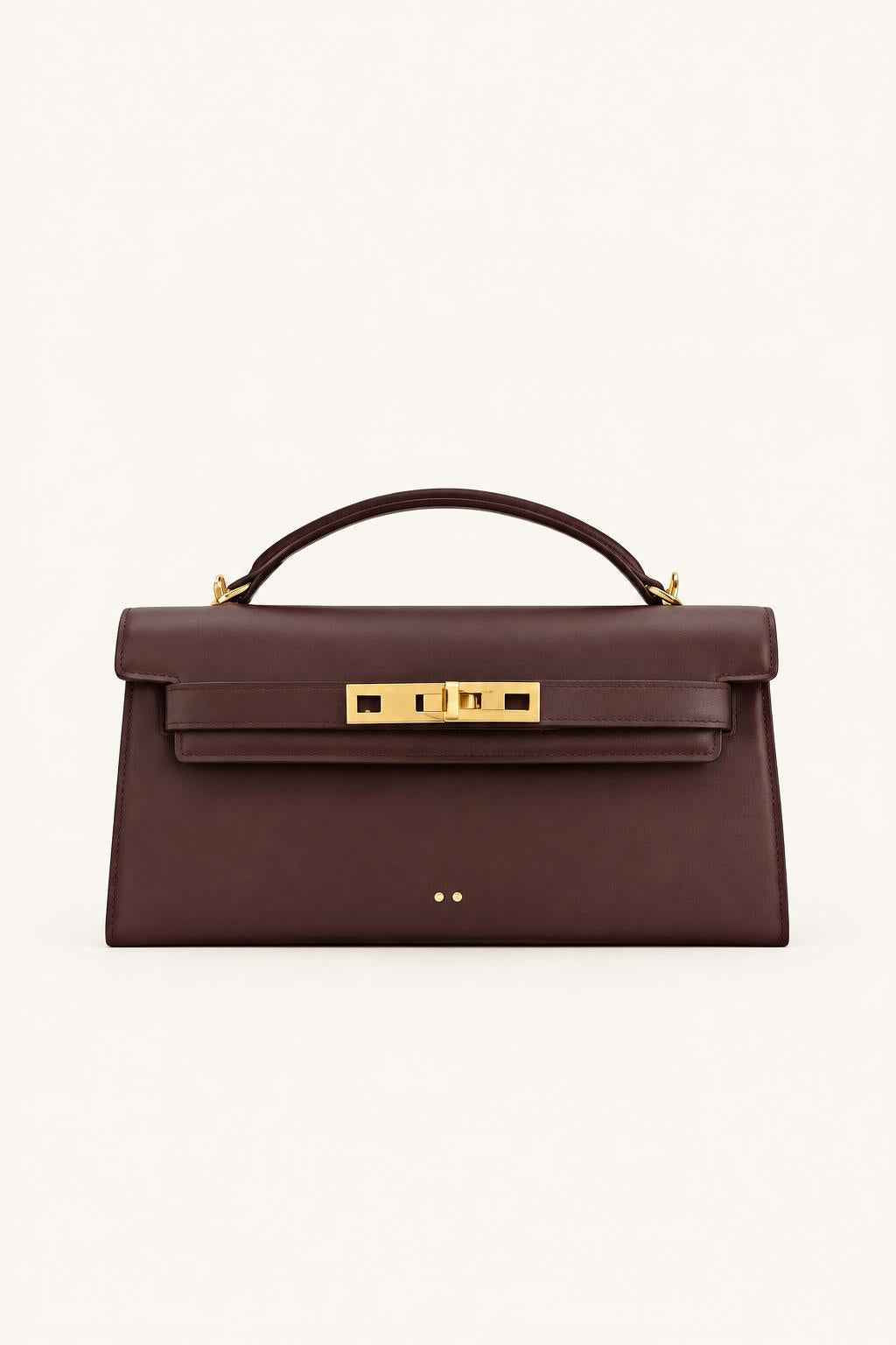 Structured Top Handle Handbag