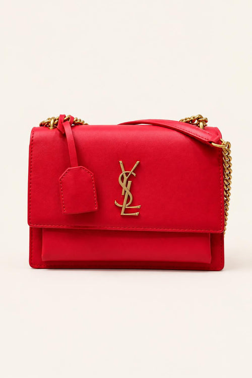 Structured Chain Shoulder Bag