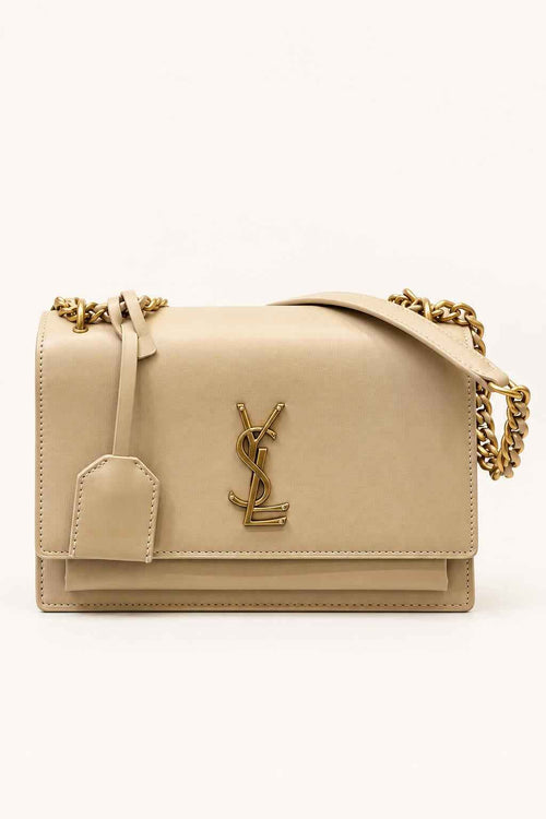 Structured Chain Shoulder Bag