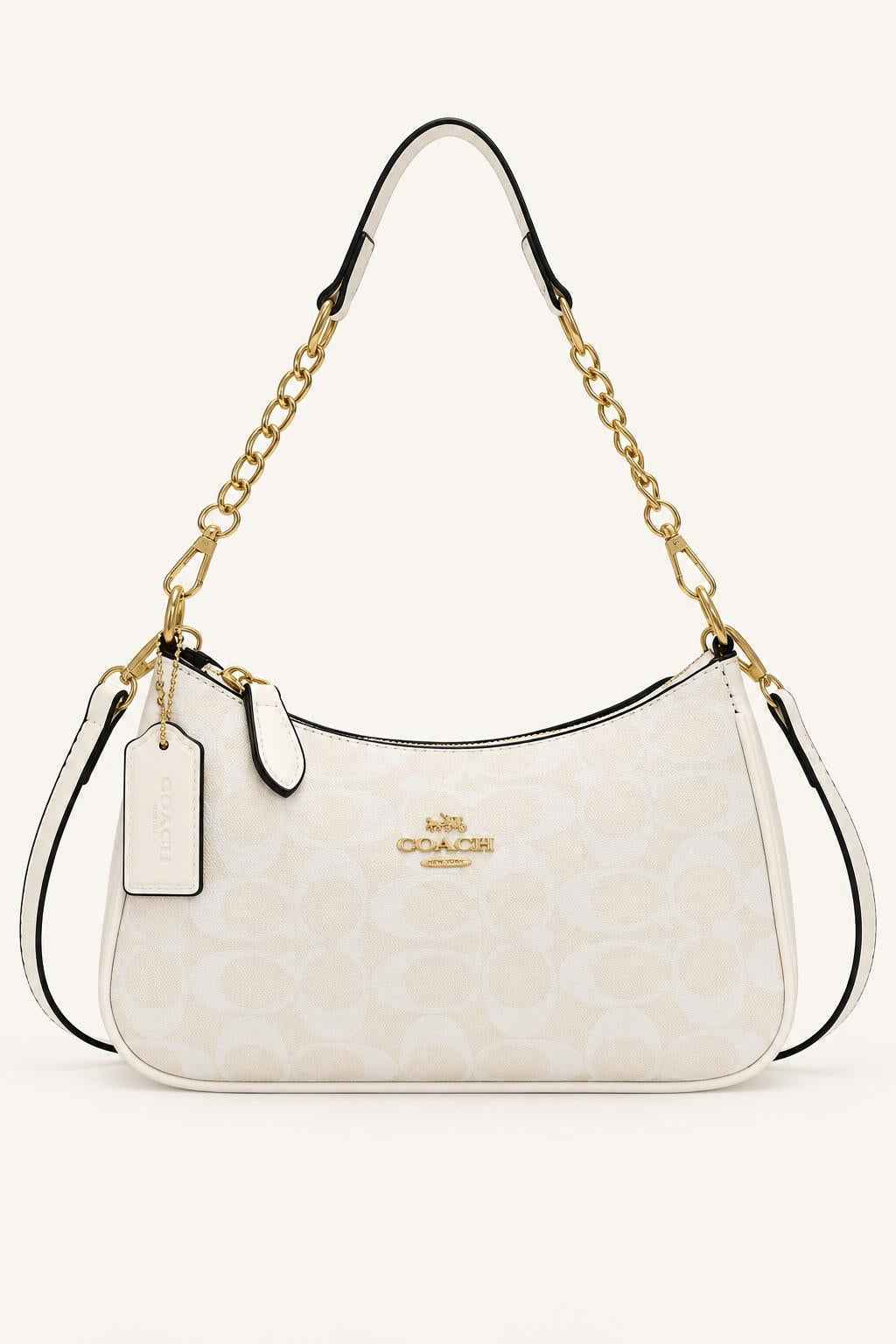 Monogram Crescent Shoulder Bag