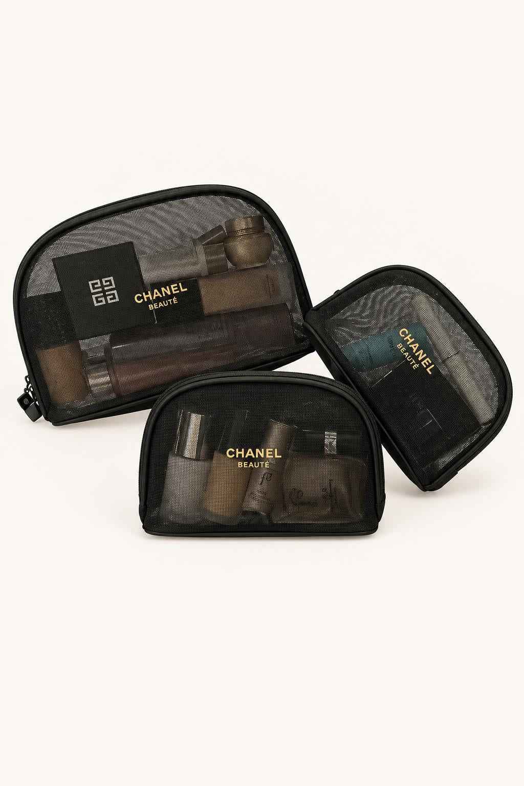 Mesh Cosmetic Organizer Bag
