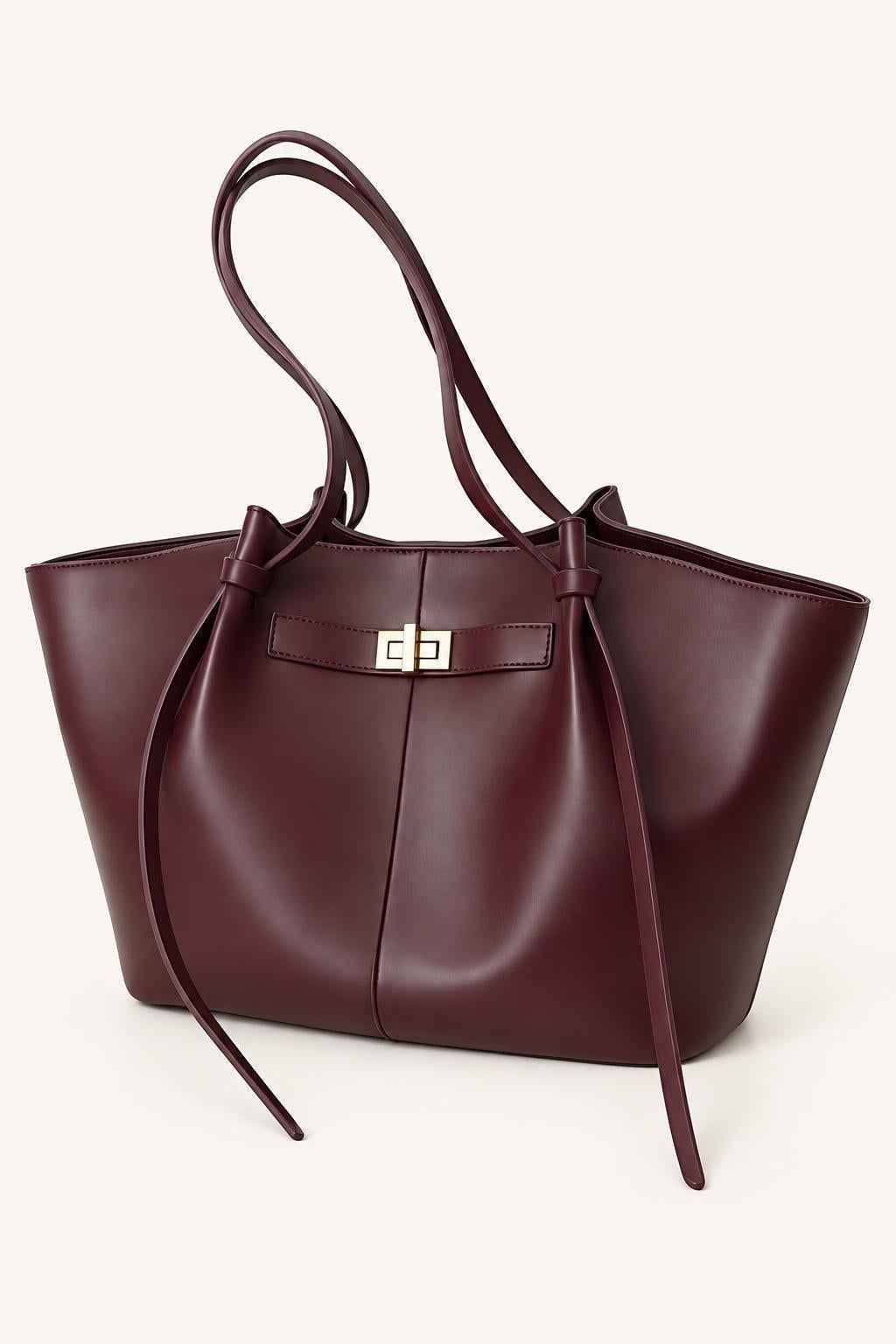 Women's Winged PU Tote Bag