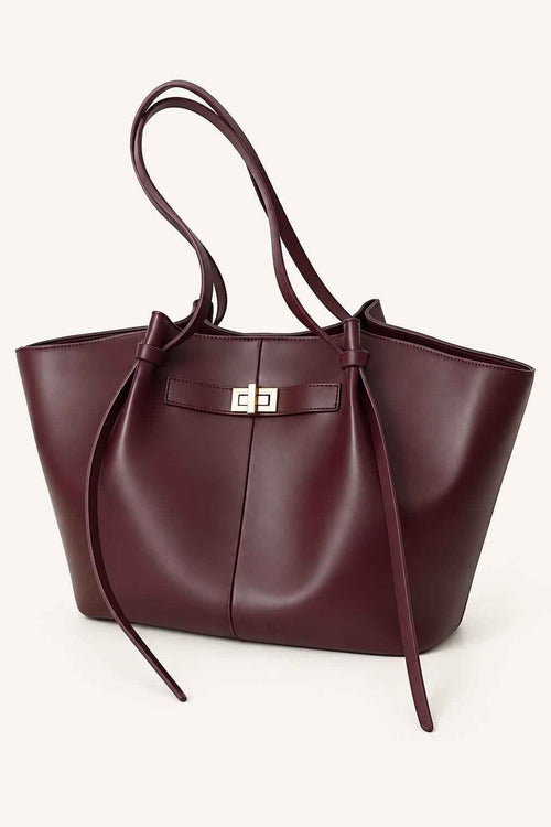 Women's Winged PU Tote Bag