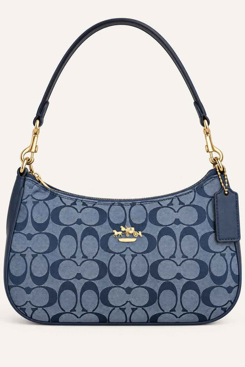Compact Zip Top Shoulder Bag