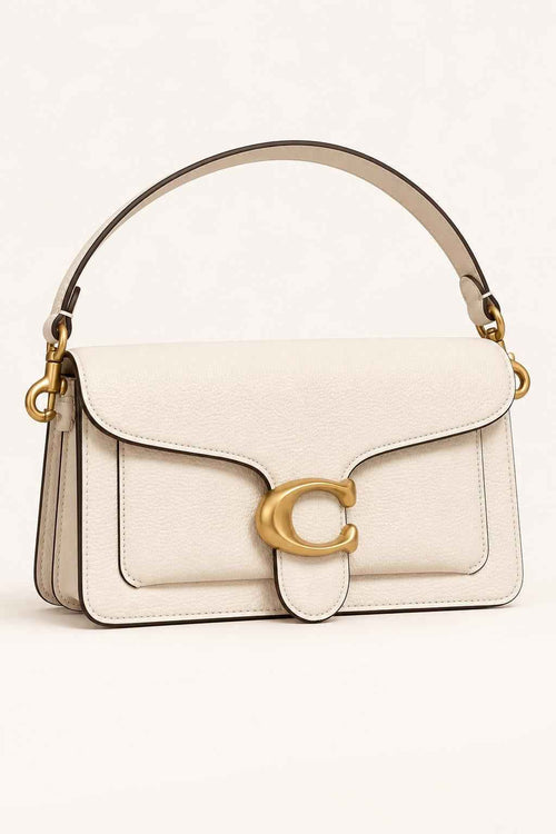 Contrast Panel Flap Crossbody Bag