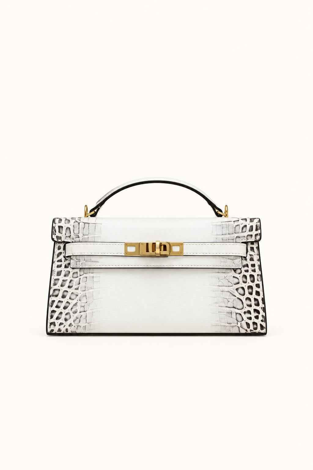Structured Top Handle Handbag