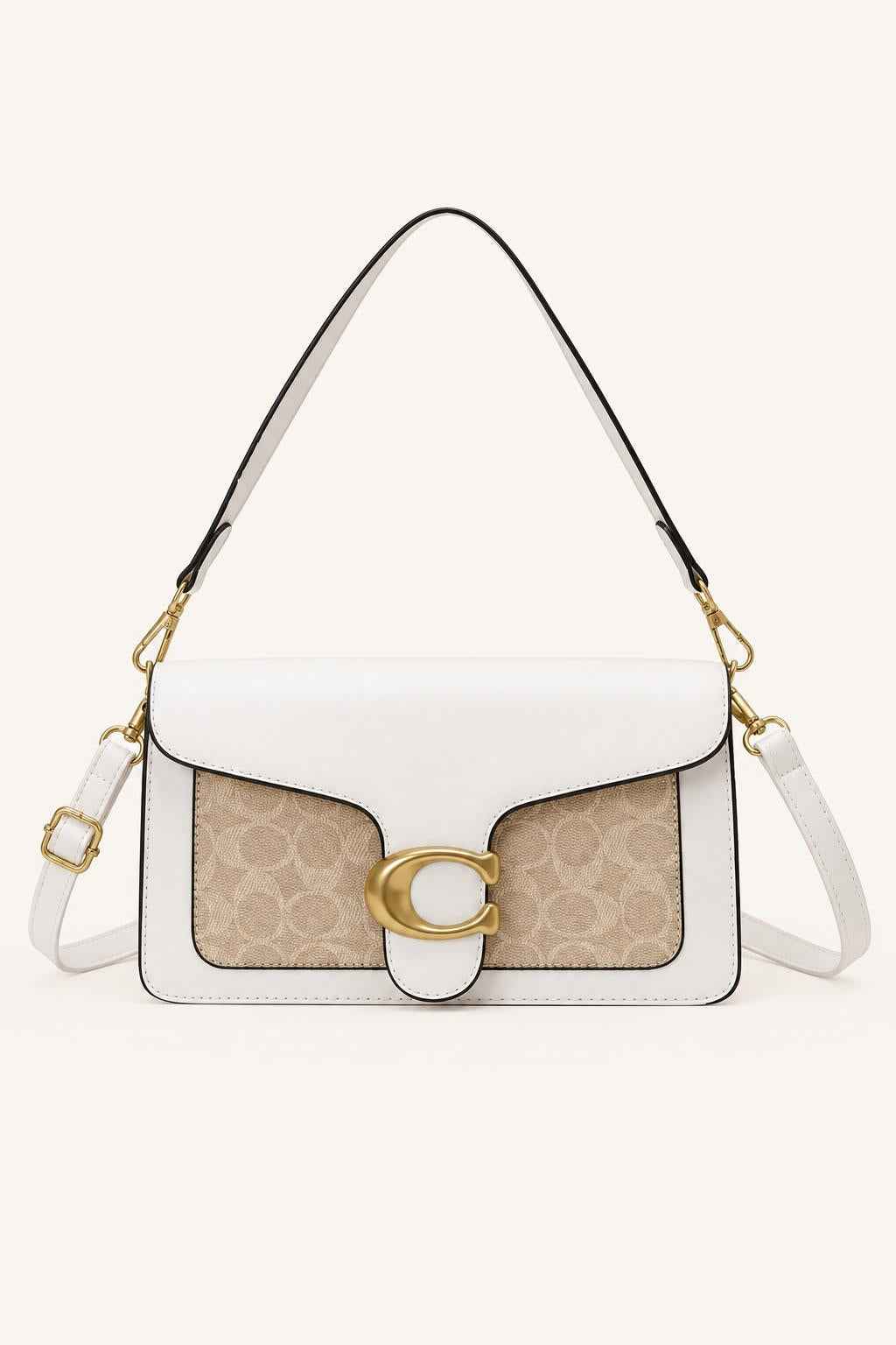 Patterned Flap Crossbody Bag