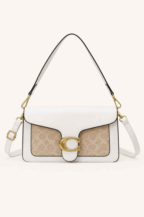 Patterned Flap Crossbody Bag