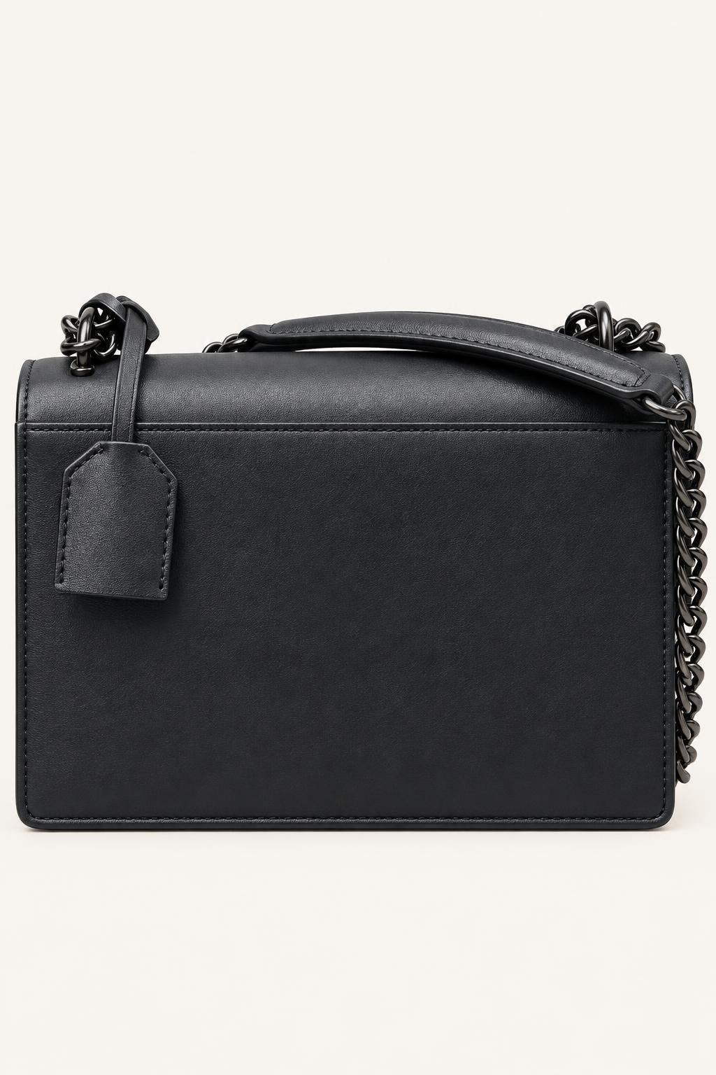 Structured Chain Shoulder Bag