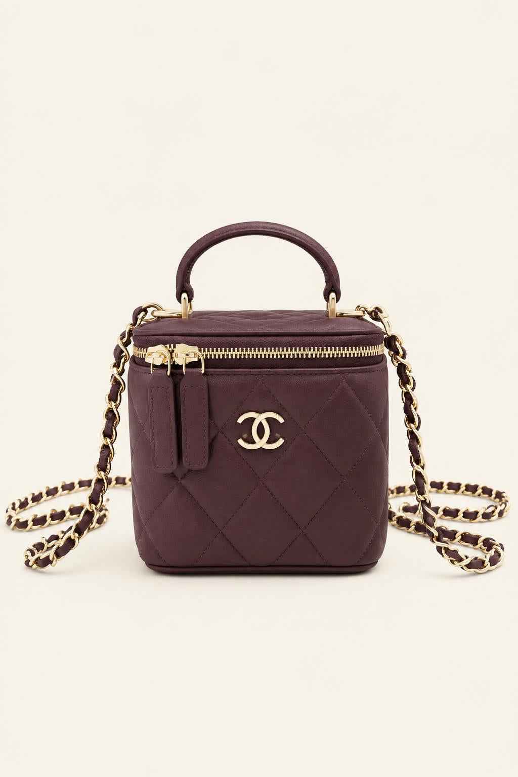 Quilted Vanity Case Crossbody
