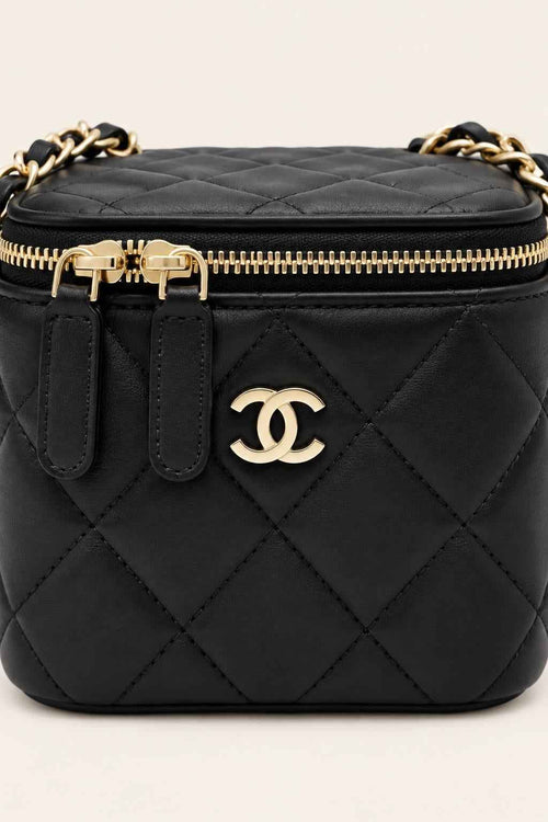 Quilted Vanity Case Crossbody