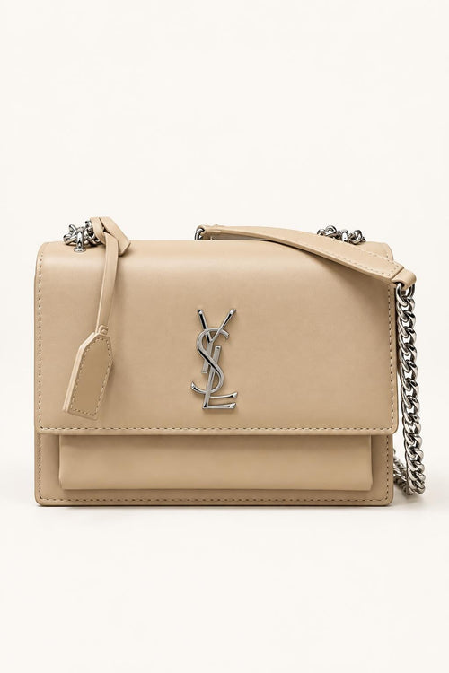 Structured Chain Shoulder Bag
