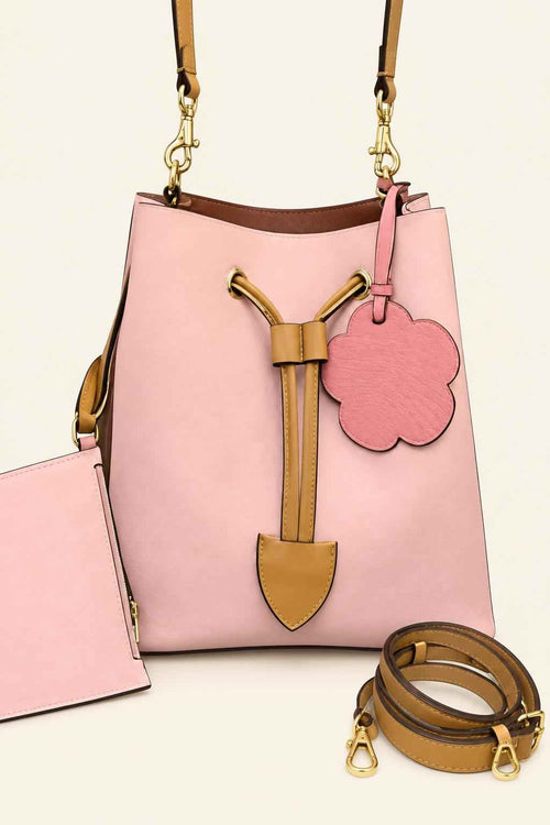 Drawstring Chain Bucket Bag