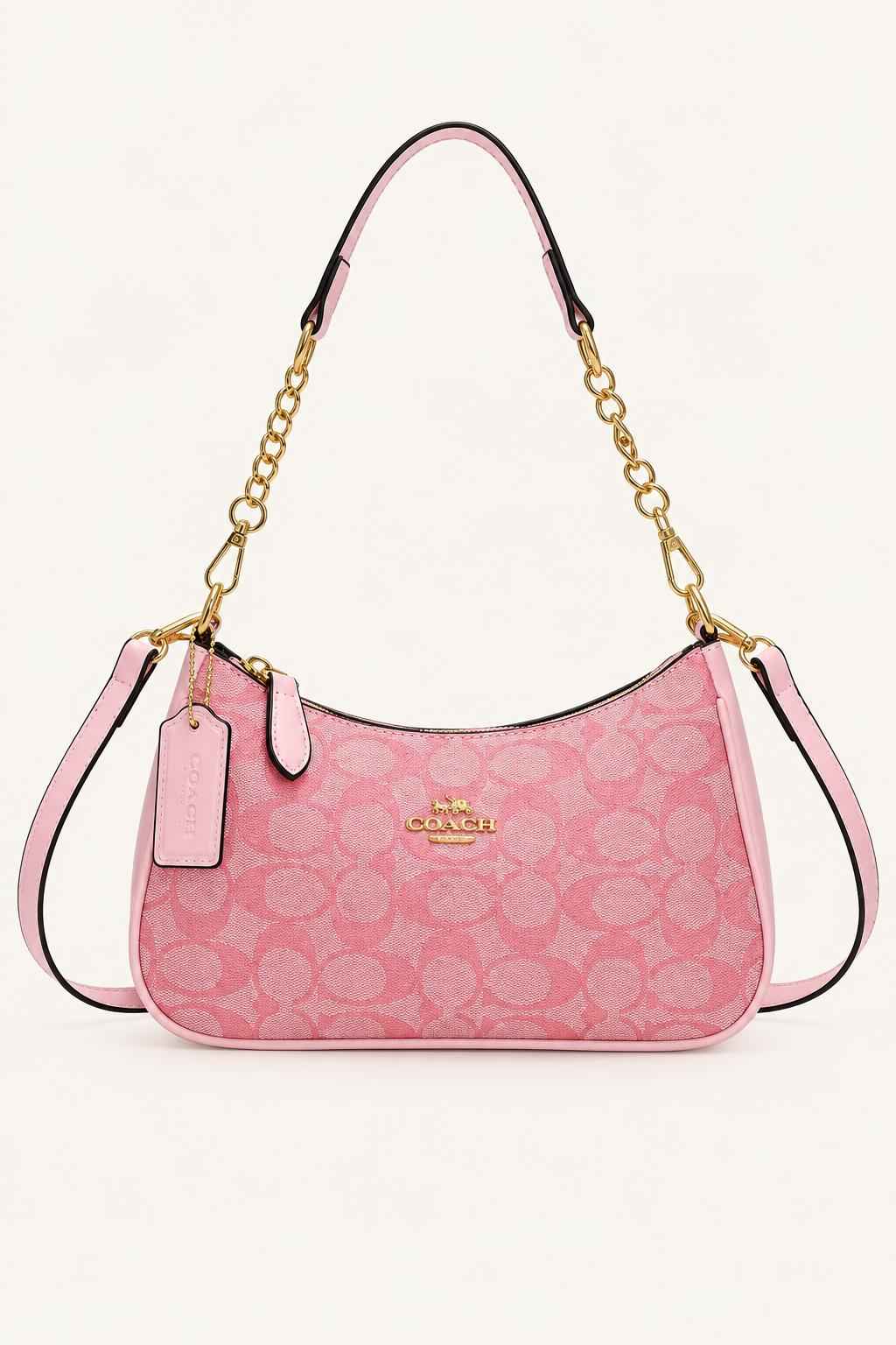 Monogram Crescent Shoulder Bag