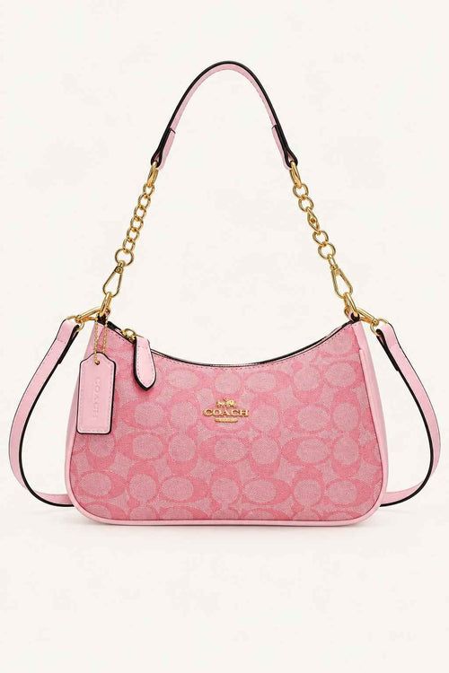 Monogram Crescent Shoulder Bag