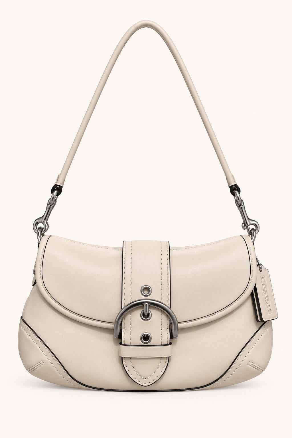 Buckle Flap Shoulder Bag