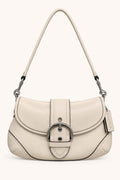 Buckle Flap Shoulder Bag